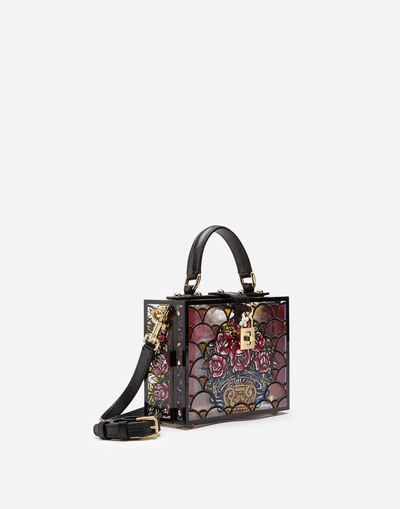 Dolce & Gabbana Dolce Box Bag In Inlaid Plexi In Multi-colored
