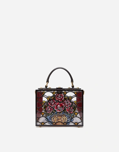 Dolce & Gabbana Dolce Box Bag In Inlaid Plexi In Multi-colored