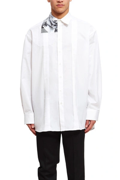 Palacio Árbol Oso polar raf simons white back pleats shirt 100 cotton  Integración Centrar Valiente
