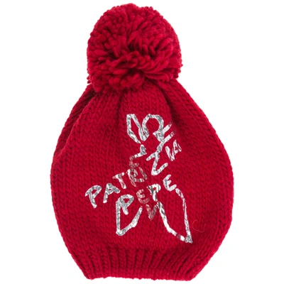 Shop Patrizia Pepe Women's Beanie Hat In Red