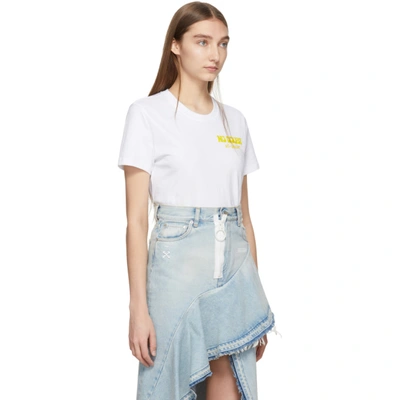 OFF-WHITE 白色 CRUMBLING WOMEN 休闲 T 恤