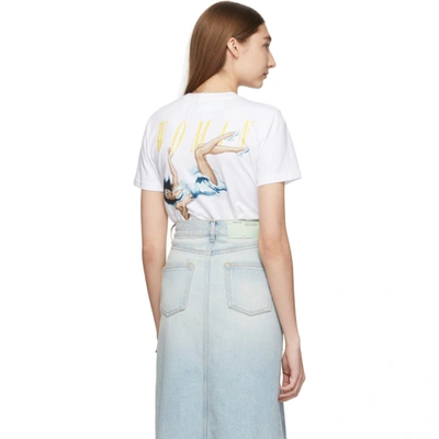 OFF-WHITE 白色 CRUMBLING WOMEN 休闲 T 恤