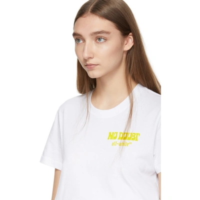 OFF-WHITE 白色 CRUMBLING WOMEN 休闲 T 恤