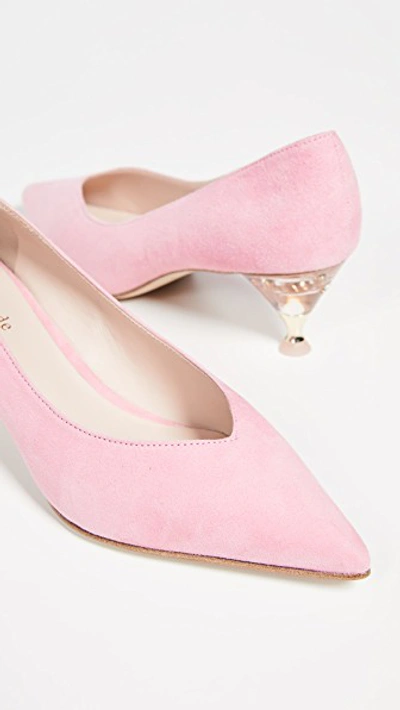 Shop Kate Spade Coco Point Toe Pumps In Rococo Pink