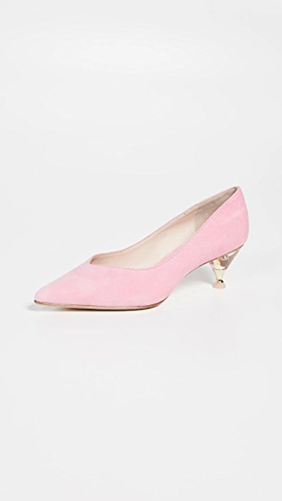 Shop Kate Spade Coco Point Toe Pumps In Rococo Pink