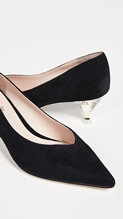 Shop Kate Spade Coco Point Toe Pumps In Black