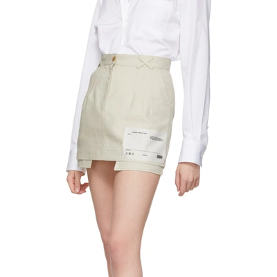 Shop Off-white White Pockets Out Miniskirt