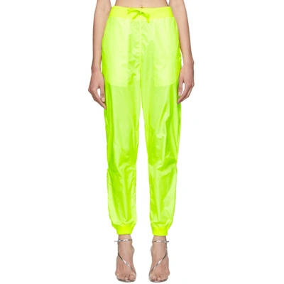 Shop Off-white Yellow Two-layer Lounge Pants