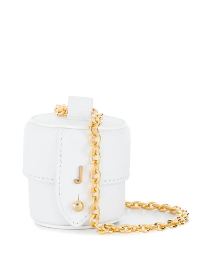 Shop Jacquemus Le Petit Vanity Bag - White