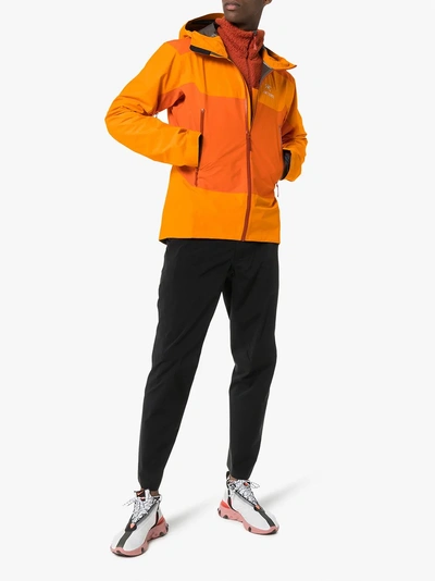 Shop Arc'teryx Orange Beta Sl Hybrid Jacket