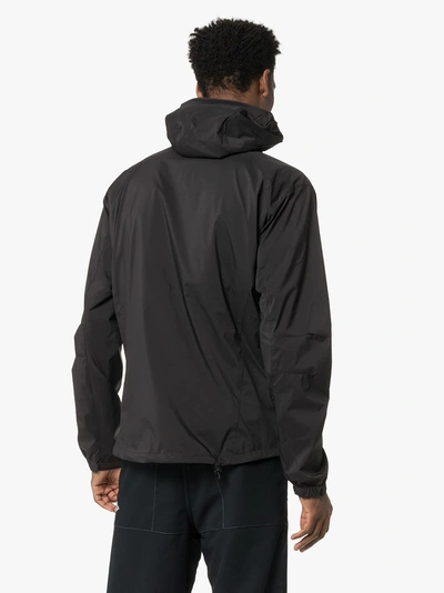 Shop Arc'teryx Black Squamish Hooded Jacket