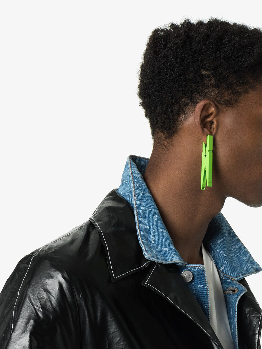 Ambush Nobo Clip Earring In Green | ModeSens