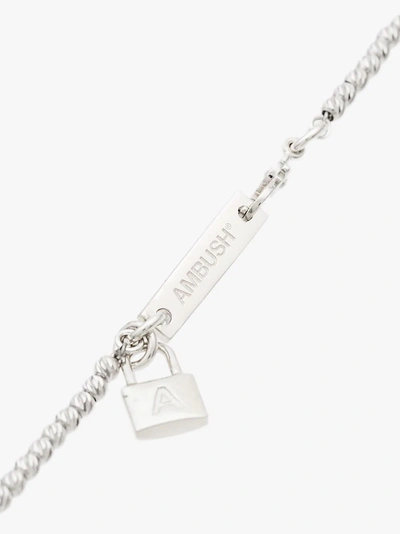 Shop Ambush Cutball Bracelet In Silver