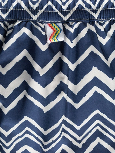 Shop Missoni Zigzag Printed Swim Shorts In 108 - Multicoloured