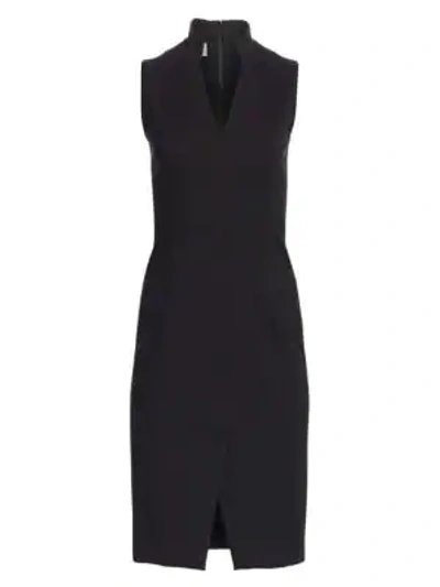 Shop Akris Punto Women's Sleeveless Sheath Dress In Black