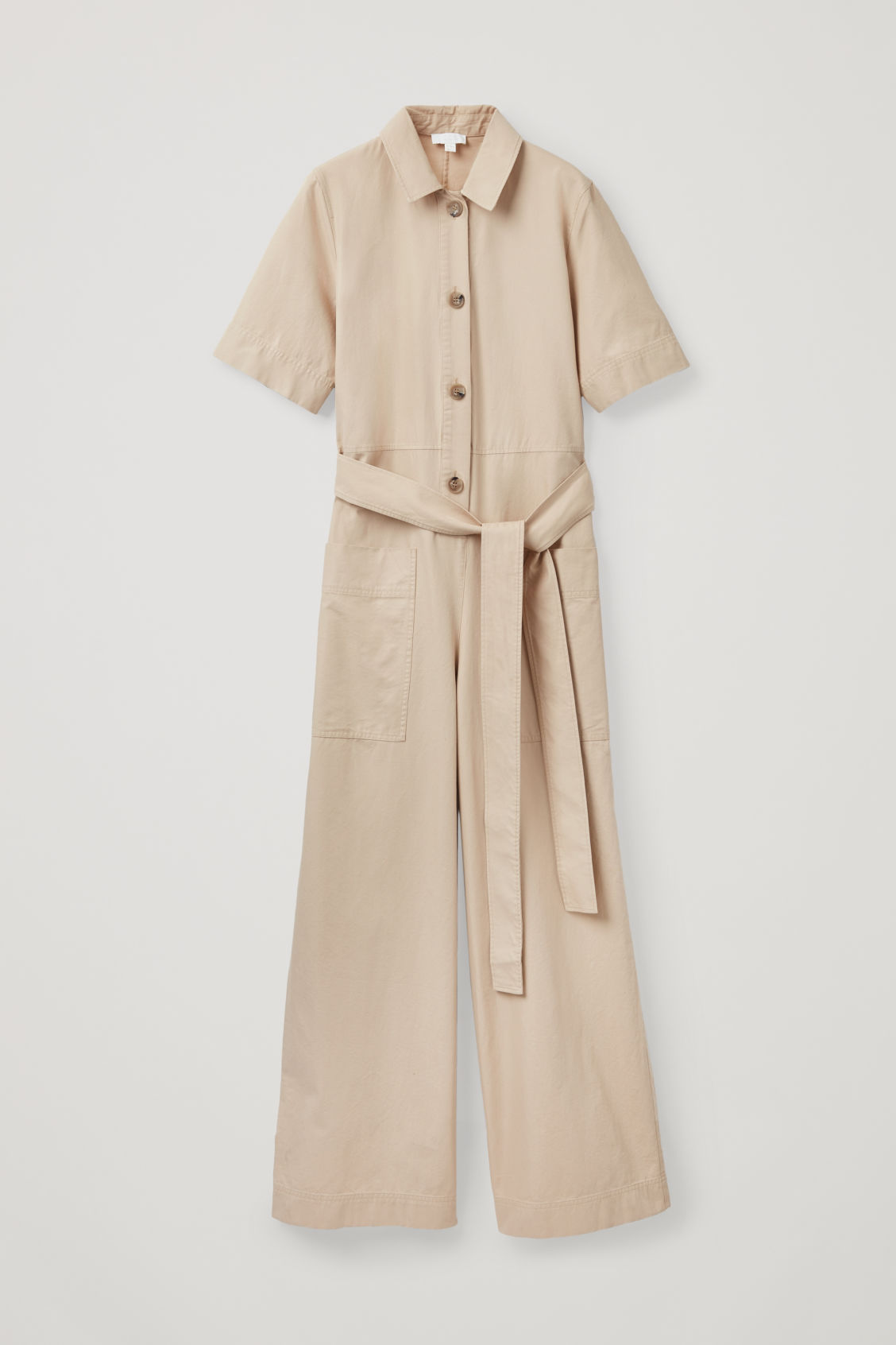 cos belted jumpsuit