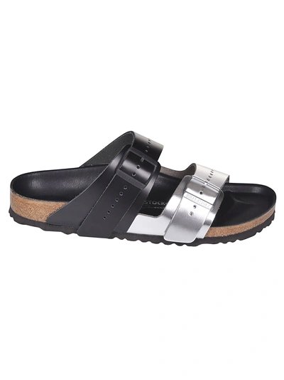 Shop Rick Owens Contrast Strap Sandals