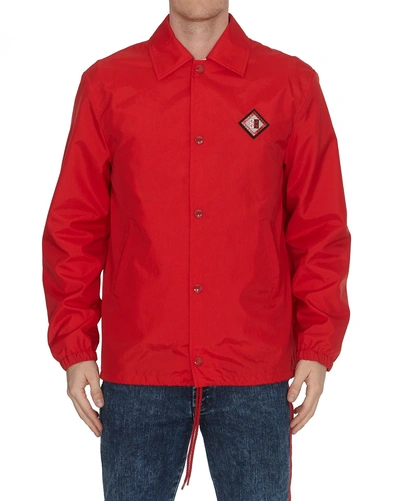 Shop Givenchy Windbreaker Jacket In Red