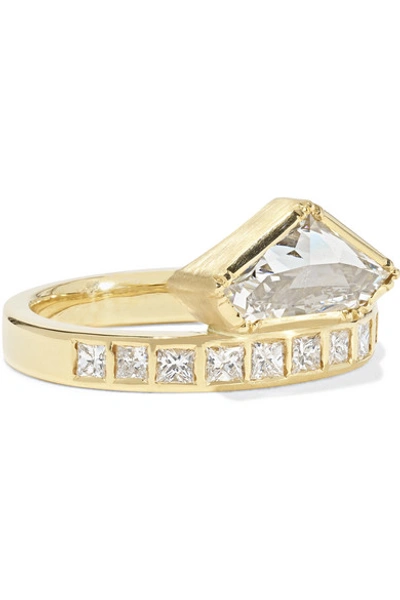 Shop Brooke Gregson 18-karat Gold Diamond Ring