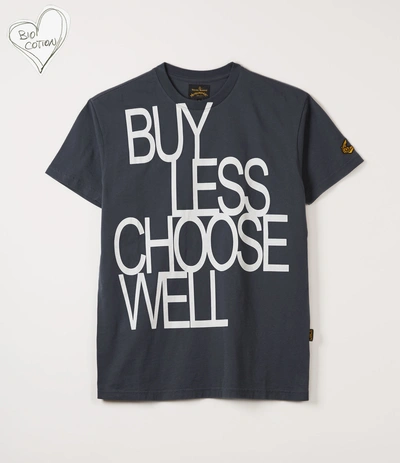 Shop Vivienne Westwood Boxy T-shirt Buy Less Choose Well Anthracite