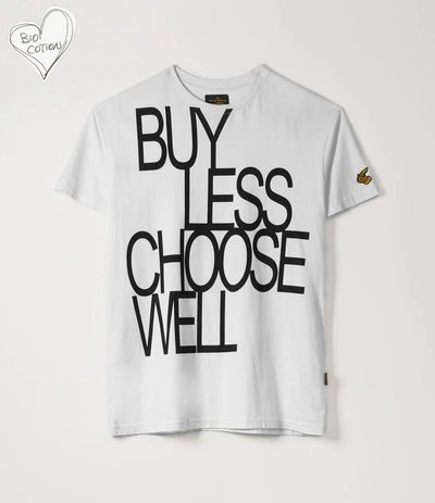 Shop Vivienne Westwood Boxy T-shirt Buy Less Choose Well White