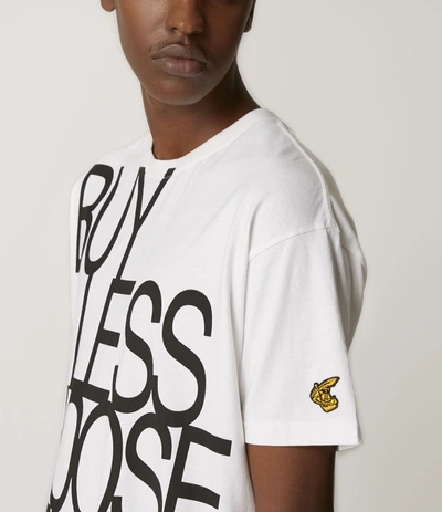 Shop Vivienne Westwood Boxy T-shirt Buy Less Choose Well White