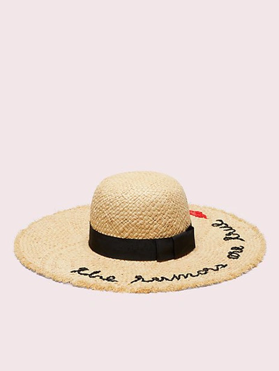 Shop Kate Spade The Rumors Are True Sunhat In Natural