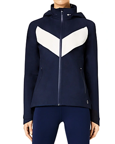 Shop Tory Sport All-weather Run Jacket In Tory Navy