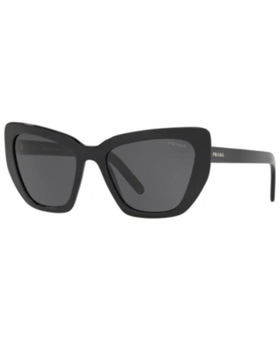 Shop Prada Sunglasses, Pr 08vs 55 In Black//grey