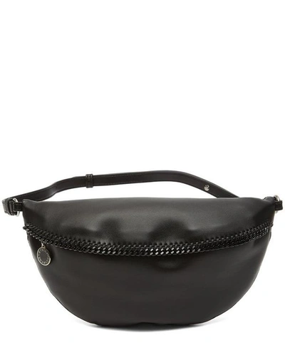 Shop Stella Mccartney Falabella Faux-leather Bum Bag In Black