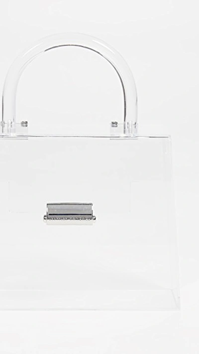 Shop Loeffler Randall Clear Mini Bag In Clear/dandelion/rain