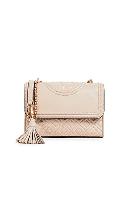 Tory burch fleming small light online taupe