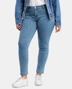 levi's 711 skinny jeans plus size