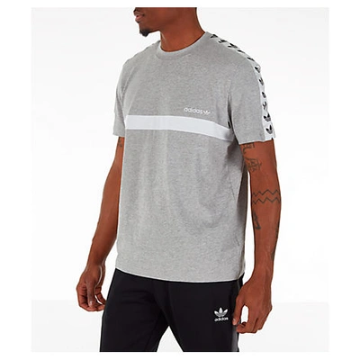 Adidas Originals Adidas Men's Originals Itasca Tape T-shirt In Grey Size  Large | ModeSens
