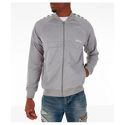 Shop Adidas Originals Adidas Men's Originals Itasca Tape Track Jacket In Grey