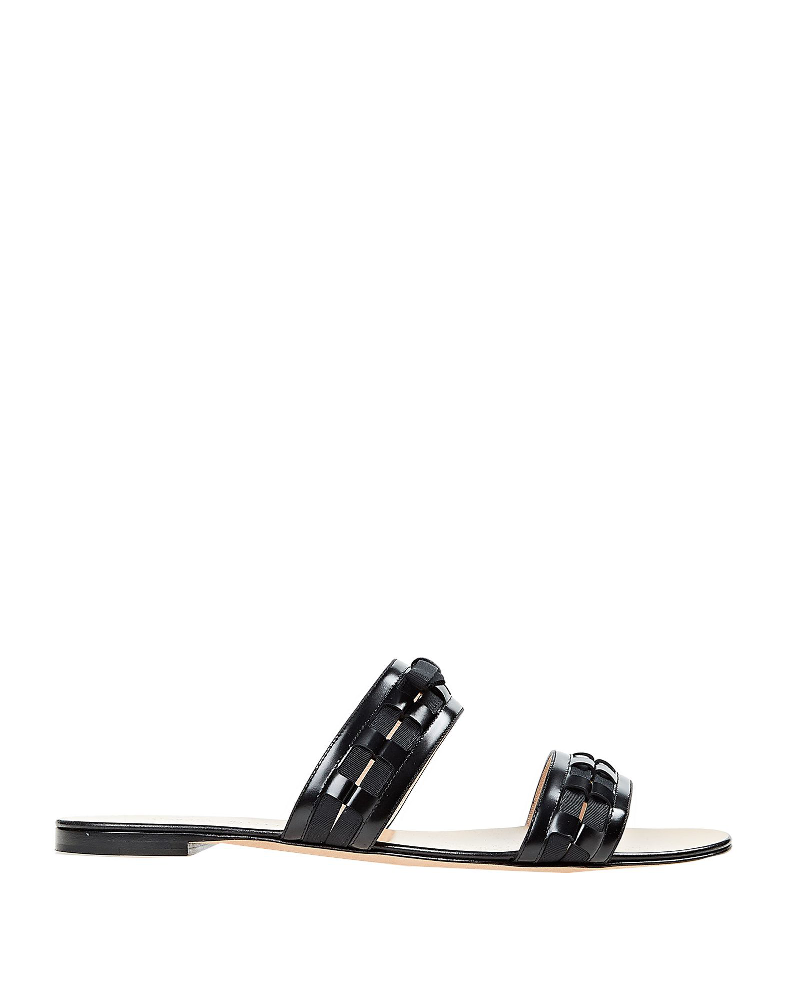 Giorgio Armani Sandals In Black | ModeSens