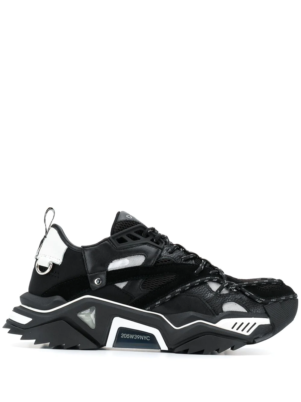 calvin klein 205w39nyc silver cander trainers