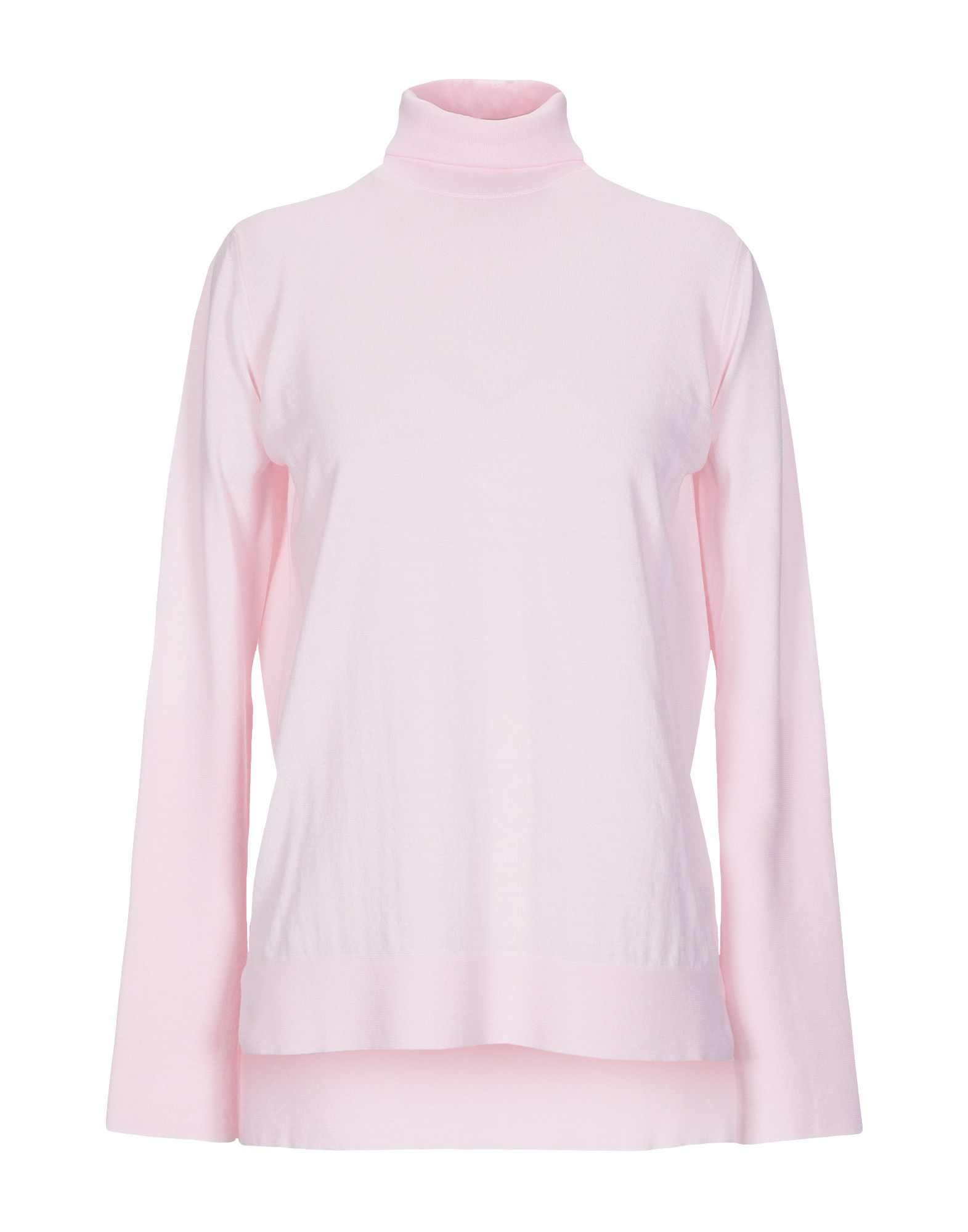 sheer pink turtleneck