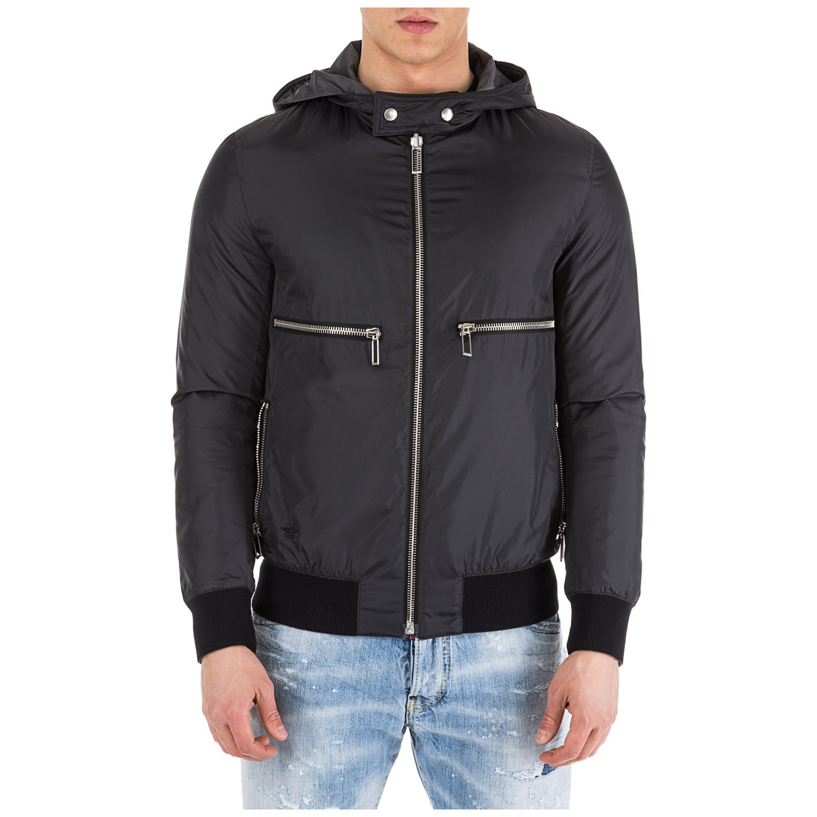 Dior Homme Reversible Zipped Jacket In Black | ModeSens