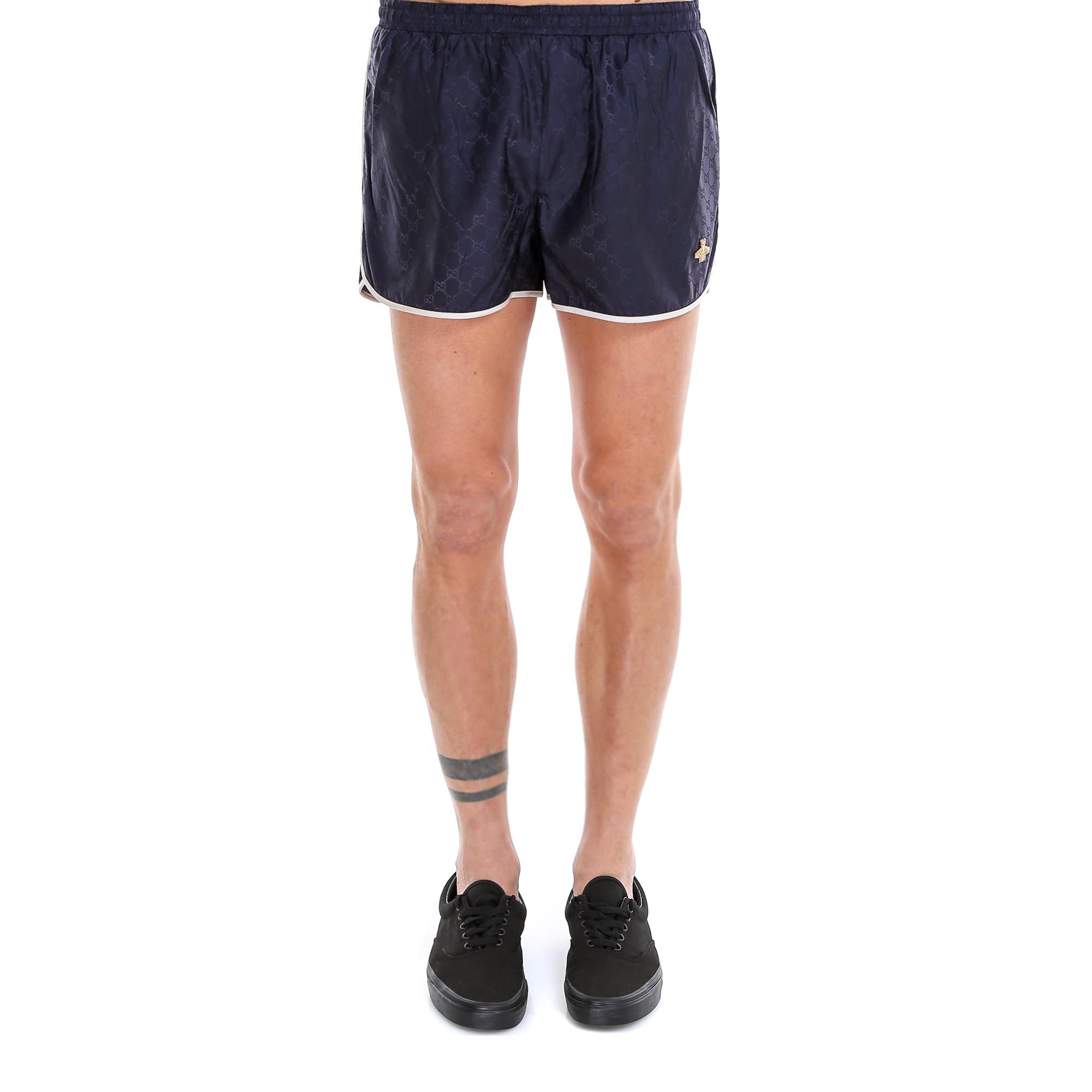 gucci monogram swim shorts