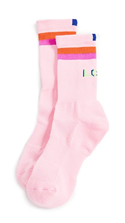 Shop Kule The Love Socks In Pink
