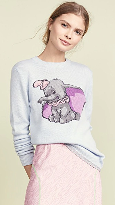 Shop Coach 1941 X Disney Dumbo Intarsia Sweater In Blue