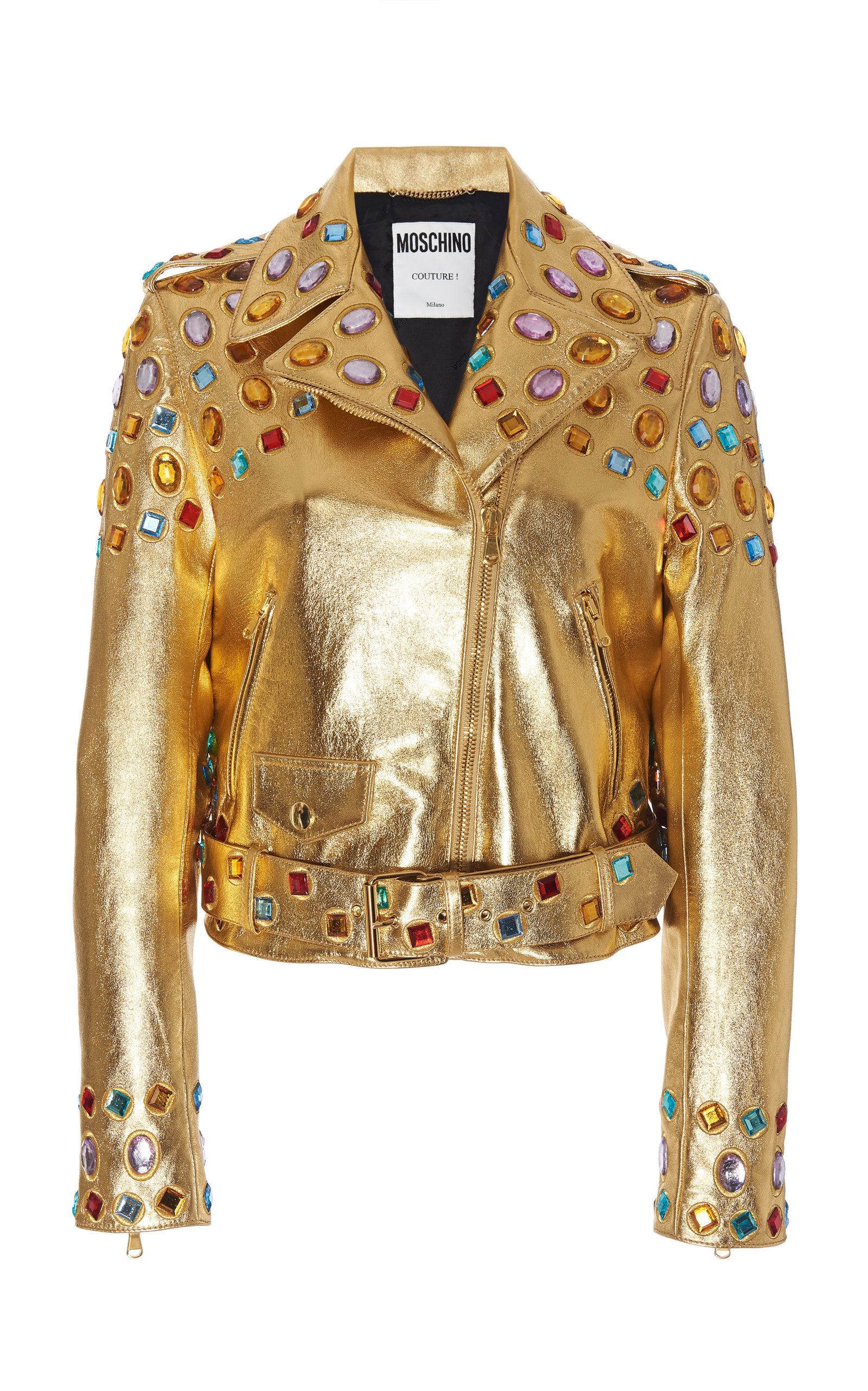 moschino gold jacket