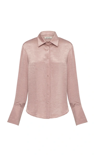 Shop Anna Quan Lana Crush Shirt In Pink