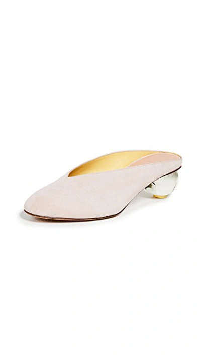 Shop Gray Matters Egg Mules In Rosa/limone