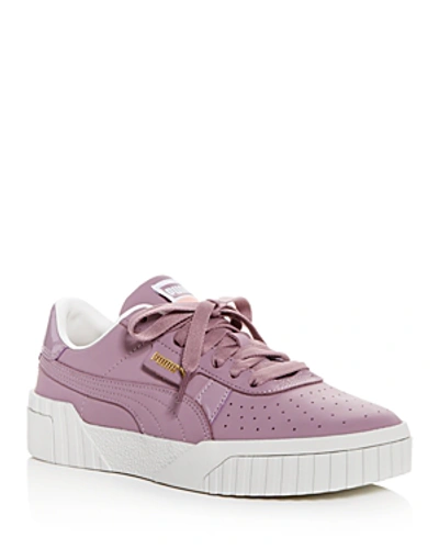Shop Puma Women's Cali Low-top Sneakers In Purple
