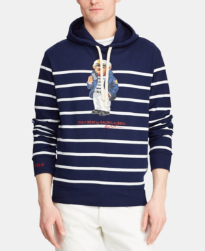 polo bear hooded t shirt