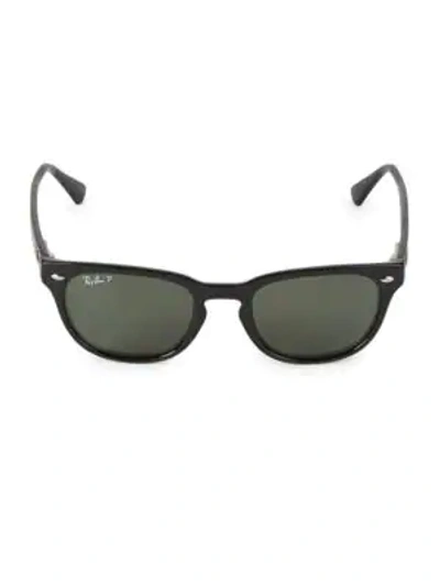 Shop Ray Ban Women's 49mm Polarized Sunglasses In Black Green