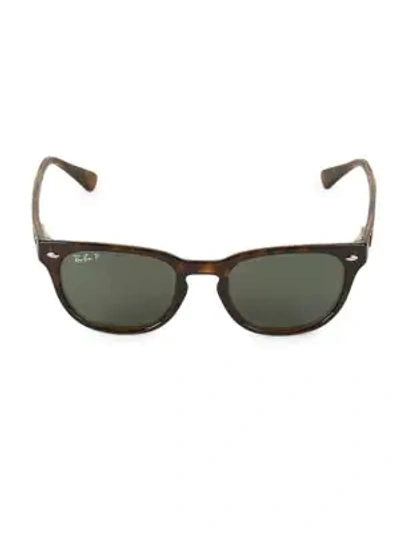 Shop Ray Ban Women's 49mm Polarized Sunglasses In Green Havana