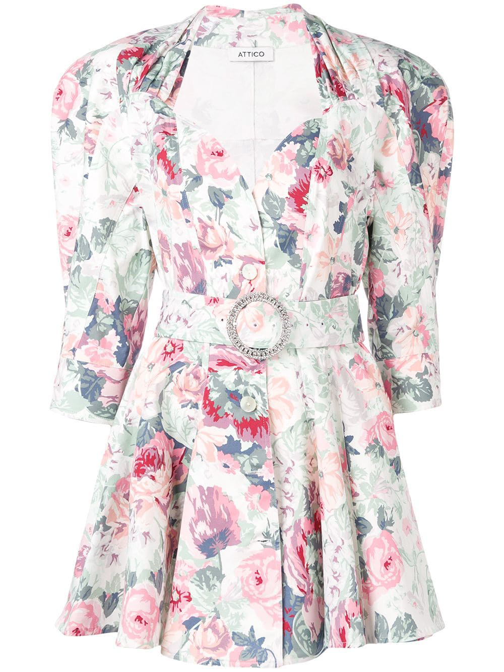 attico floral dress